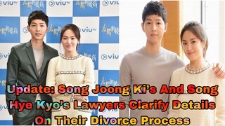 Update: Song Joong Ki's And Song Hye Kyo's Lawyers Clarify Details On Their Divorce Process