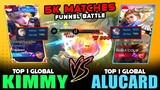 5K MATCHES KIMMY VS 5K MATCHES ALUCARD | Top 1 Global Kimmy vs. Former Top 1 Global Alucard ~ MLBB