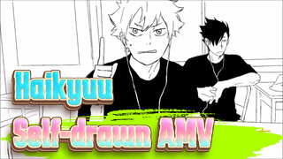 [Haikyuu!! Self-drawn AMV] The Third Stadium Dual's Talk Games With Earphones