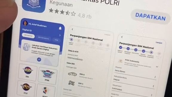 perpanjang sim via online