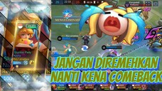 JANGAN PERNAH REMEHIN HERO BOCIL YANG SATU INI NANTI KENA COMEBACK | GAMING MUSIK VIDEO | MLBBINDO