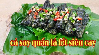 Làm món chả cá cuốn lá lốt nướng siêu ngon ,Siêu hấp dẫn - Đất Tổ Vlogs