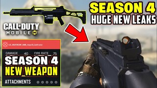 Season 4 Weapon Leaked Cod Mobile || Season 4 New Battle Royale Changes Call of duty mobile || CODM