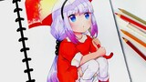 Kana The Loli Dragon || Menggambar Anime