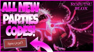 ALL *NEW* PARTIES CODES IN ROJUTSU BLOX (ROBLOX) [JULY-04-2021]