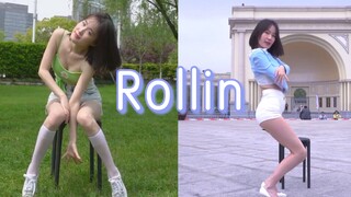 [Hyan]rollin biểu diễn điệu nhảy trên ghế cao gót tươi trẻ và gợi cảm mùa hè