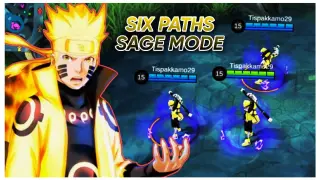 NARUTO SIX PATHS SAGE MODE in Mobile Legends 😱😳