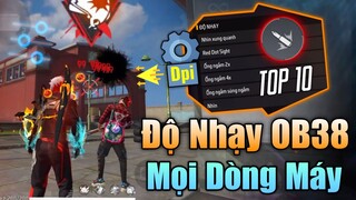 Top 10 Bảng Độ Nhạy OB38 Kéo Tâm Full Đỏ Trên Mọi Dòng Máy