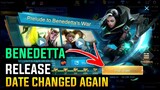 BENEDETTA RELEASE DATE CHANGED AGAIN || MOBILE LEGENDS