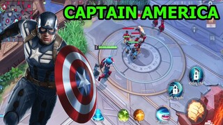 Sở Hữu Captain American Đội Trưởng Mỹ Siêu Mạnh - Game Moba 5vs5 Giống Liên Quân - MARVEL SUPER WAR