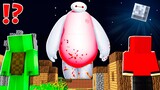 How Creepy Baymax BECAME TITAN and ATTACK JJ and MIKEY ? - in Minecraft Maizen