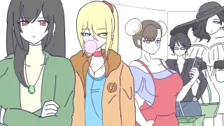 [Short video]Original animation of beautiful girl shopping