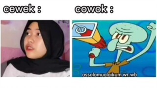 perberaan cewe dan cowok saat dubbing