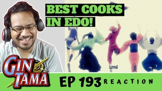 EATING THE FOOD MADE BY THESE GIRLS TAKES GUTS! | Gintama Episode 193 [REACTION] "Cooking Is"