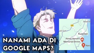 Fans Jujutsu Kaisen di Malaysia bikin Lokasi Memorial untuk Kento Nanami di Google Maps?