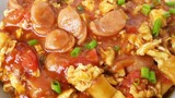 [Food]How to make scrambled eggs with tomato and tofu