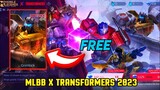 MLBB X TRANSFORMERS EVENT 2023  || MOBILE LEGENDS NEW FREE SKIN EVENT 2023
