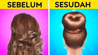 KIAT RAMBUT PINTAR || Tips dan Trik Kecantikan Keren | Ide & Kerajinan Sekolah oleh 123 GO!