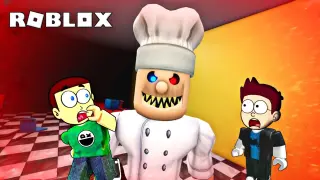 Roblox Escape Mr Scary's Diner - Scary Obby | Shiva and Kanzo Gameplay