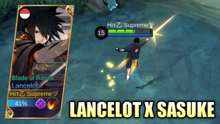 LANCELOT SKIN SCRIPT AS SASUKE NEXT GENERATION - MOBILE LEGENDS