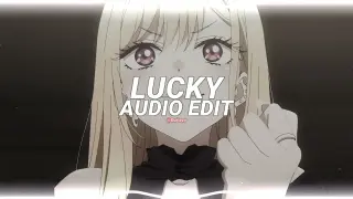 lucky (i'm so lucky lucky) - lucky twice [edit audio]
