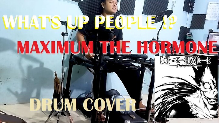 DEATH NOTE OST | MAXIMUM THE HORMONE - What's Up People | Drum Cover