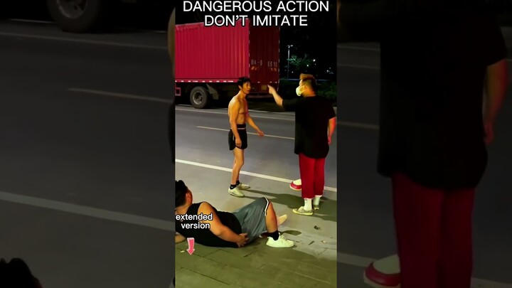 Chinese kung fu, actual street fighting, please do not imitate dangerous moves.