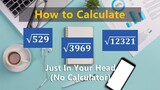 Nice Square Root Math Problem on University War | Square Root of Big Numbers