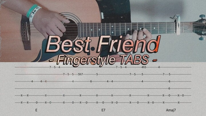 (Rex Orange County) Bestfriend - Fingerstyle TABS | Daniel Lavapiez