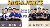 NXPE vs RSG Highlights | (FILIPINO) MPL-PH S8 Week 3 Day 1 | MLBB