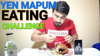 Whole roasted chicken EATING CHALLENGE Manipuri || Yen mapum  chaba hanba thuba tanaba