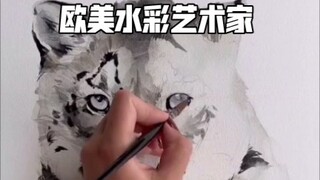 【美学】艺术家水彩画