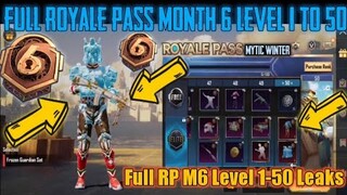 Full Bocoran Royal Pass Month 6 Level 1 to 50 Lengkap! Mytic Winter UAZ, EMOT, UMP45, OUTFIT, HELM