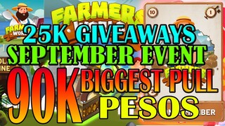 FARMERS WORLD 90K PULL | SEPTEMBER EVENT | GIVEAWAYS