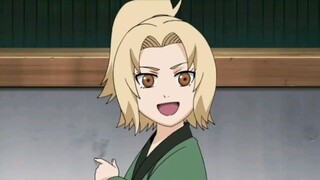 Tsunade berubah menjadi seorang gadis kecil dan menipu penagih utang.