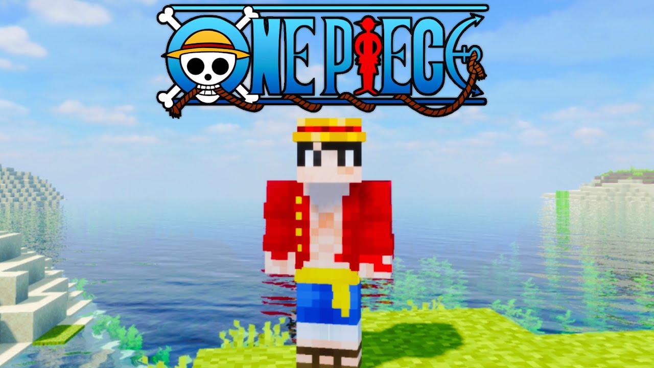 Becoming LUFFY in HARDCORE Minecraft One Piece Mod - BiliBili