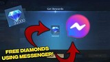 FREE DIAMONDS USING MESSENGER! - FREE DIAMONDS Mobile Legends