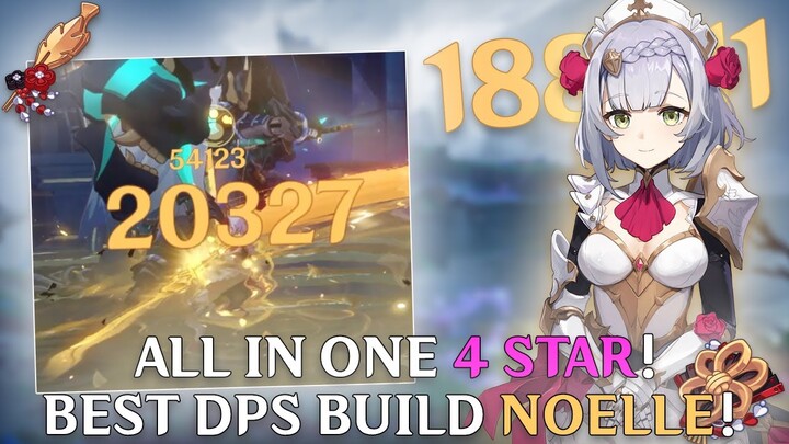 BEST MAID FROM MONDSTADT! Build Terbaik Noelle! | Genshin Impact Indonesia