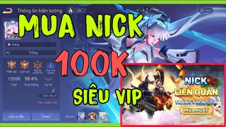 Thử Thách Mua Nick Liên Quân Vip Full Tướng Có Nhiều Trang Phục Xịn Ở Shop Siêu Uy Tín | Su Tv