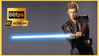 Star Wars 4K 60fps (Ultra HD) Remaster [Attack of the clones] The birth of the dark side Scene