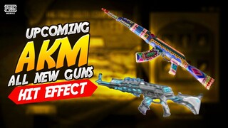 NEW HIT EFFECT AKM GLACIER SKIN | NEW AKM SKINS | PUBG MOBILE