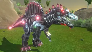 A day in the life of CyberSpino - Animal Revolt Battle Simulator