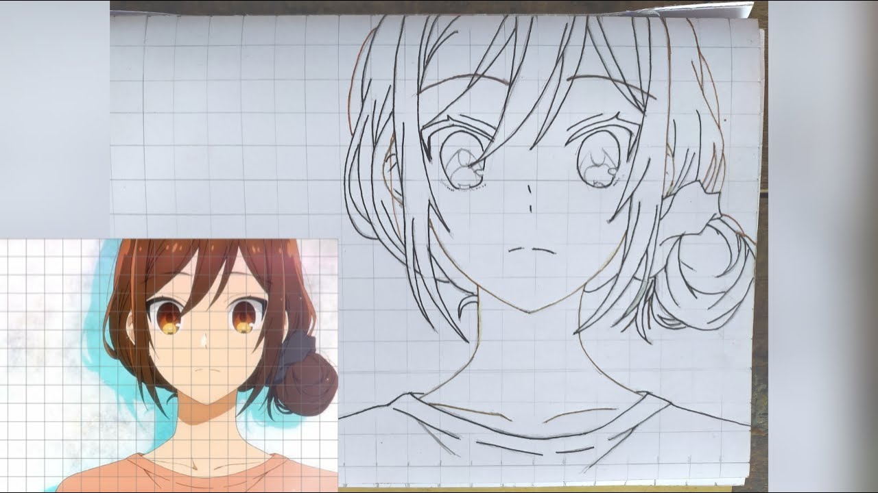 ✏️ desenhei o Miyamura de Horimiya no meu estilo! ✨😲✨ como será que ficou?  ⭐️ // lápis e papel! ✨ - BiliBili