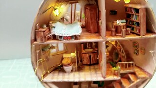 [Kabin Buatan Tangan] Apakah kamar Thumbelina seperti ini? Saya akan senang tinggal di dalamnya! Tam