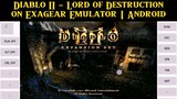 DIABLO II - LORD OF DESTRUCTION | Exagear Pro Wine 6.0.2 | Android