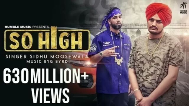 so high singer sidhu moosewala  /high laval