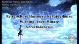 [Cover] Wishing - Re:Zero Kara Hajimeru Isekai Seikatsu Versi Indonesia