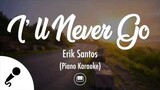 I'll Never Go - Erik Santos (Piano Karaoke)