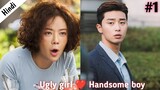 Part 1 // Handsome boy and Ugly girl Love story // She was pretty //Korean drama explained in Hindi