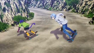 Sk8 the infinity- Langa vs miya episode 3 english dub [ best scenes]